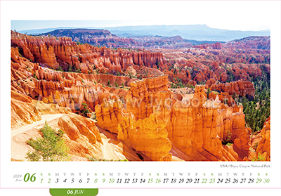 LTG01國家公園(極大)三角桌曆內頁圖