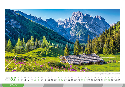 LTG01國家公園(極大)三角桌曆內頁圖