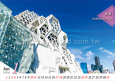 LTK04精彩台灣(超大)三角桌曆內頁圖