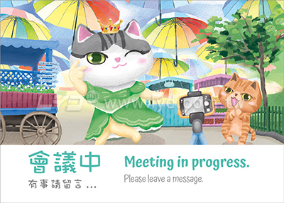 LTT08卡美拉-貓慶典(大)三角桌曆內頁圖
