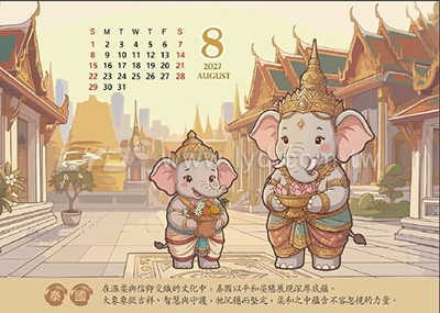 桌曆內頁圖