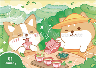 桌曆內頁圖